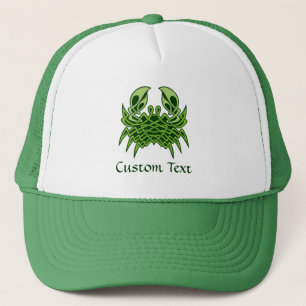 Grönt Crab Celtic Knot Keps