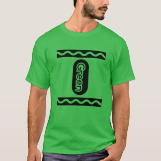 Grönt-Crayon Halloween Costume par Friend Group T Shirt
