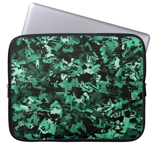 Grönt Craze... Laptop Sleeve (Framsidan)