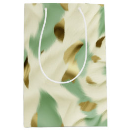 Grönt Cream Cowhide