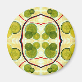 Grönt Cream Flyter Magnet