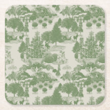 Grönt Cream jul-vintern Wonderland