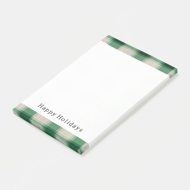 Grönt Cream Play Post-it Block (Vinklad)