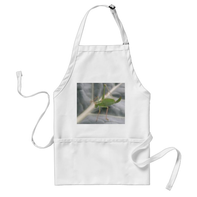 Grönt Cricket Macro Apron Förkläde (Framsidan)