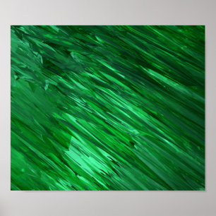 Grönt Crystals Poster