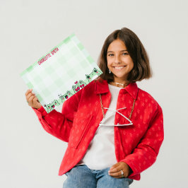 Grönt Cute Kids Personalizable Manga Tecknad Frog Brevhuvud