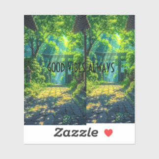 GRÖNT CUTE STICKER KLISTERMÄRKEN