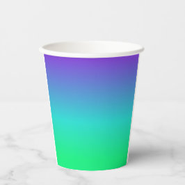 Grönt Cyan Lila Sorbet Vår Pappra Kopp