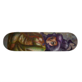 Grönt däck för TeaGeishaSkateboard Skateboard Bräda 21,5 Cm