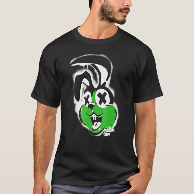 Grönt Dagen Fantastisk Bunny T Shirt (Framsida)