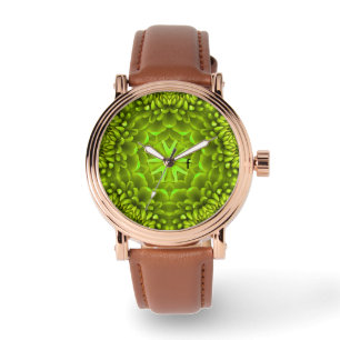 GRÖNT DAHLIA ARMBANDSUR