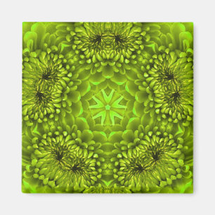 GRÖNT DAHLIA MAGNET