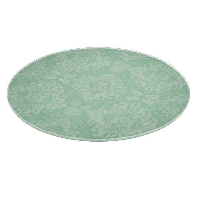 Grönt damastast mönster (Hörn)