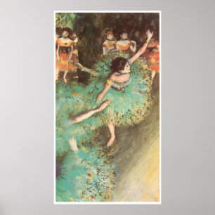Grönt Dancer.. 1880, Edgar Degas Poster