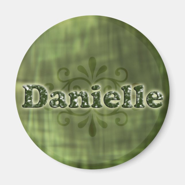 Grönt Danielle Magnet (Framsidan)
