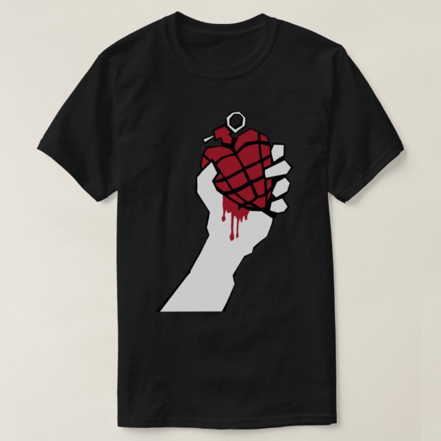 Grönt Day - American Idiot Sticker T Shirt (Design framsida)