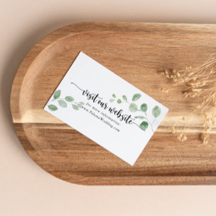 Grönt Delight Eucalyptus Bröllop webbplats Tilläggskort