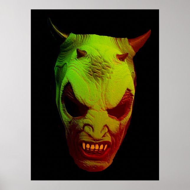 Grönt Demon Poster (Framsidan)