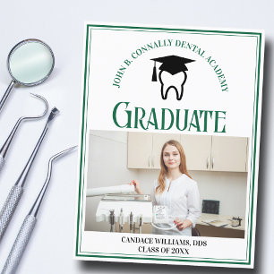 Grönt Dental School Photo Anpassningsbar Studenten Meddelande Vykort