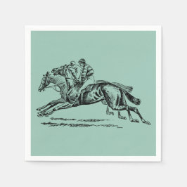 GRÖNT DERBY PAPPERSSERVETT