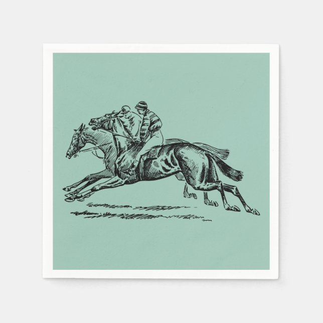 GRÖNT DERBY PAPPERSSERVETT (Framsidan)