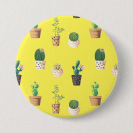 Grönt Dessert Succulent Cactus in Pots Knapp