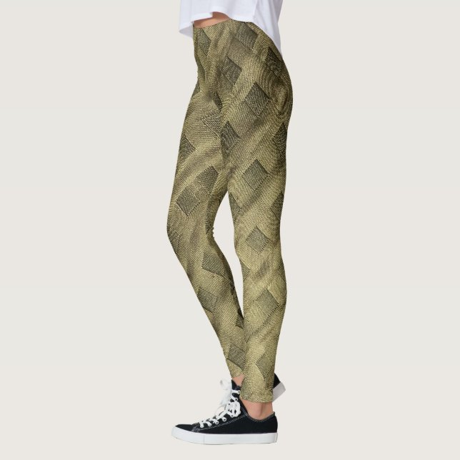 grönt diamant leggings (Vänster)