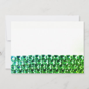 grönt diamanter Rhinestones