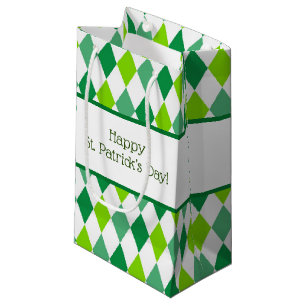 Grönt Diamond St. Patrick's Day Gift Bag