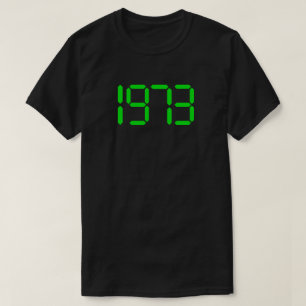 Grönt Digital 1973 Abortion Högers T-Shirt