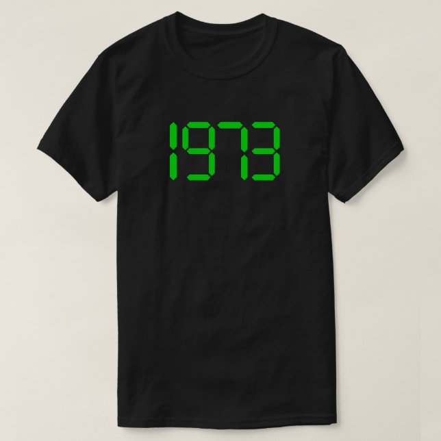 Grönt Digital 1973 Abortion Högers T-Shirt (Design framsida)