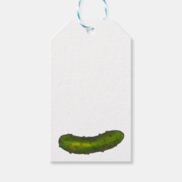 Grönt Dill Pickle Kosher Deli Pickles Foodie Presentetikett