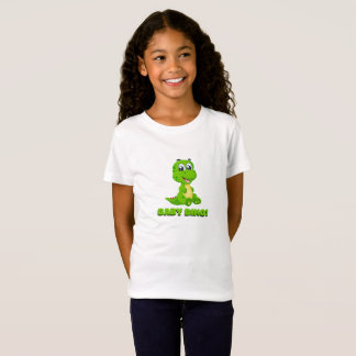 Grönt Dino-Tecknaden - Cute Dinosaur T Shirt