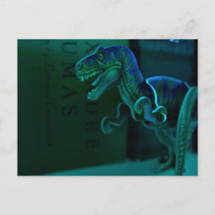 Grönt Dino Vykort