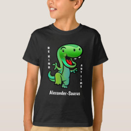 Grönt Dinosaur be like Boy Girl Personalize T Shirt