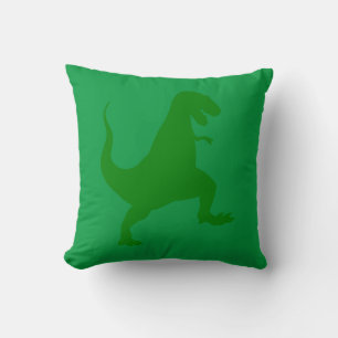 Grönt Dinosaur Cushion Kudde