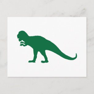 Grönt Dinosaur Vykort