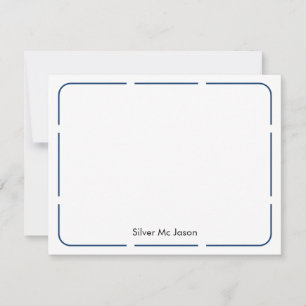 Grönt Ditzy Blommigt Personlig Stationery Anteckningskort