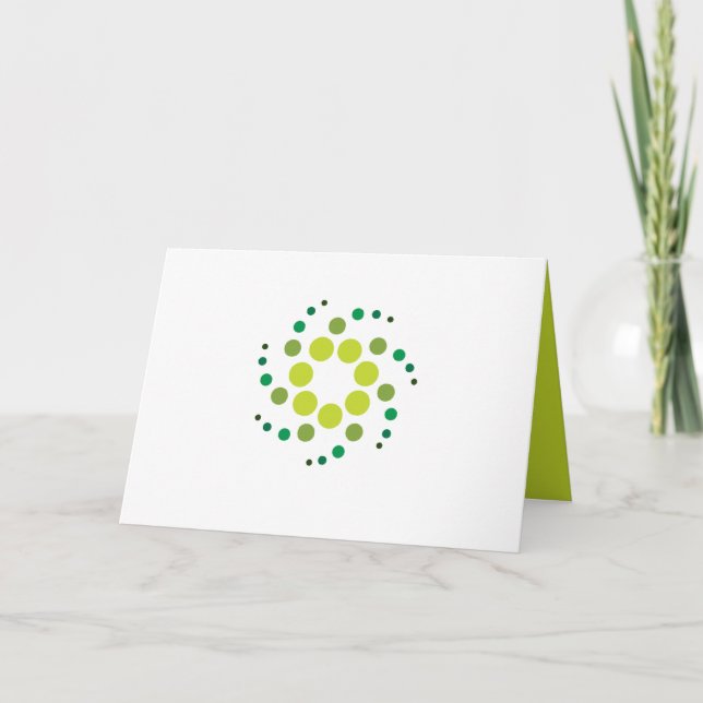 GRÖNT DIWALI KORT (Framsida)