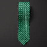 Grönt-DNA-Dubbla Helix Mönster Slips<br><div class="desc">Elegant "strimlad" mönster av DNA-Dubbla Helices gör detta kuktie till ett unikt mode-tillbehör för vem som helst,  men särskilt för dem som fascineras av genetikvetenskapen. Se till att kontrollera de motsvarande sockorna som har samma mönster.</div>
