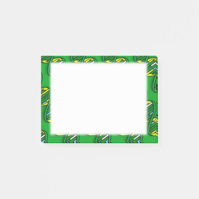Grönt DNA Medical Science Post-it Block (Framsida)
