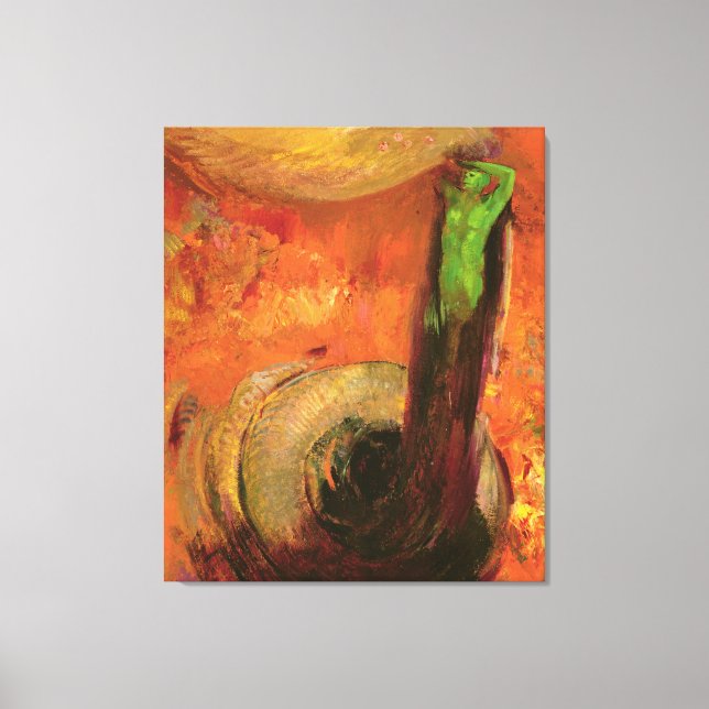 Grönt Död Canvastryck (Framsida)