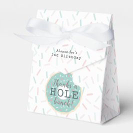 Grönt Donut Tack Hål-klingan Birthday Presentaskar