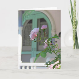 Grönt Door and Ro - Martha's Vineyard Card Kort