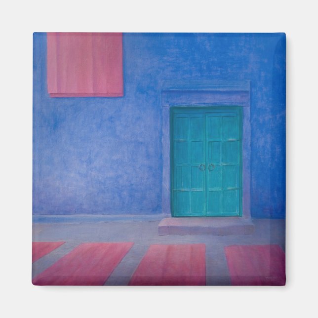 Grönt Door Jodhpur 2010 Magnet (Framsidan)