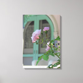 Grönt Door och Ro - Martha's Vineyard Canvastryck