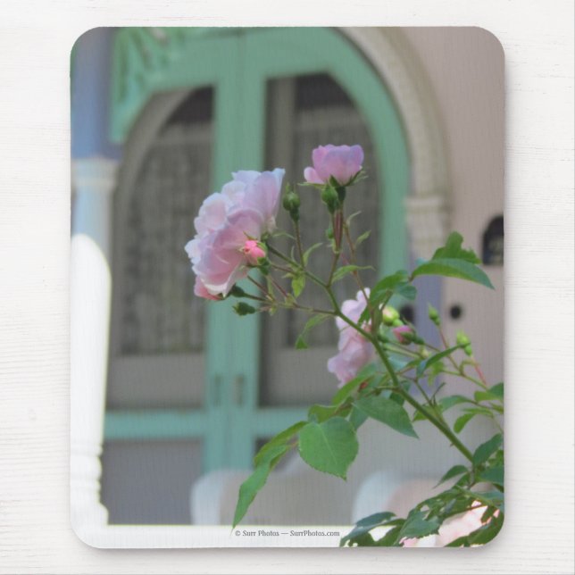 Grönt Door och Ro - Martha's Vineyard Musmatta (Framsidan)