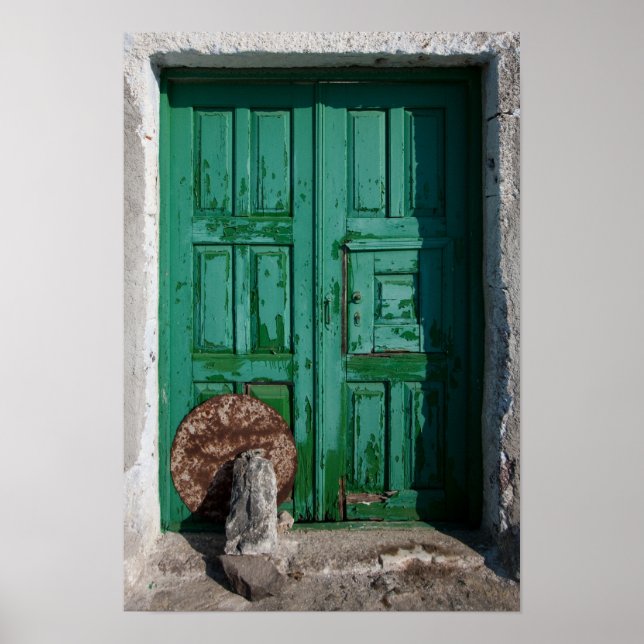 Grönt Dörr 2 Poster (Framsidan)