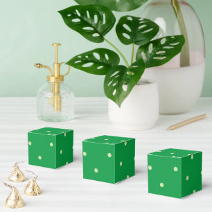 Grönt Dot Mönster BonBon Candy Presentaskar