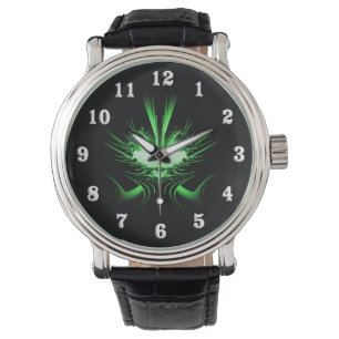 Grönt Dragon Armbandsur